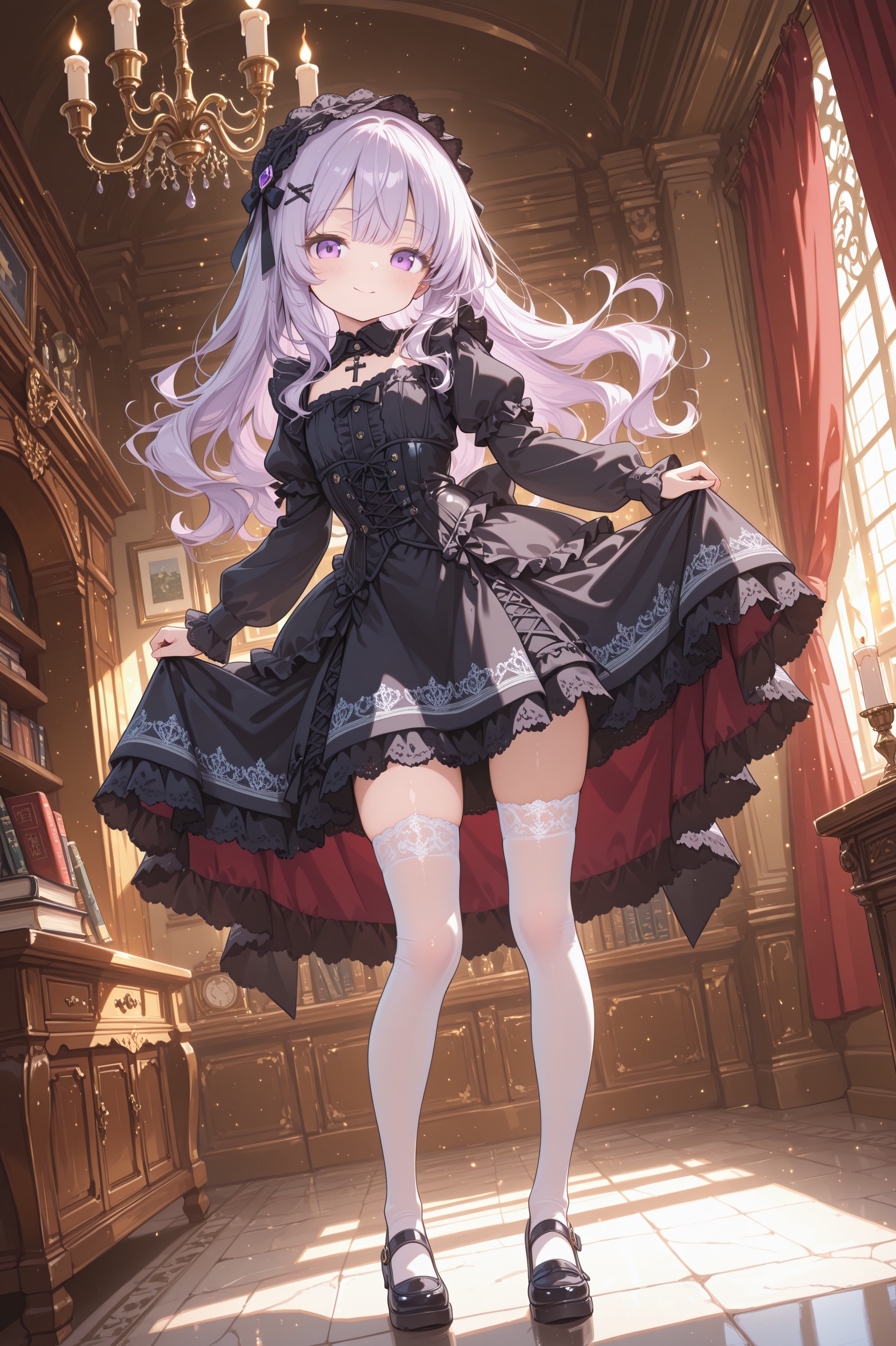 ラベンダーヘアの令嬢