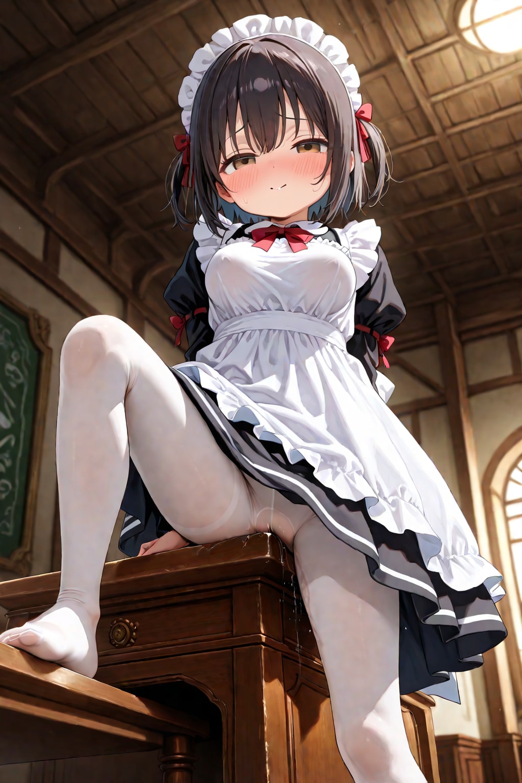 ご主人さま、我慢できないです・・・。