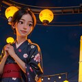 浴衣で夏祭り 7枚目