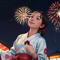 浴衣で夏祭り 4枚目