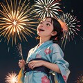 浴衣で夏祭り 5枚目