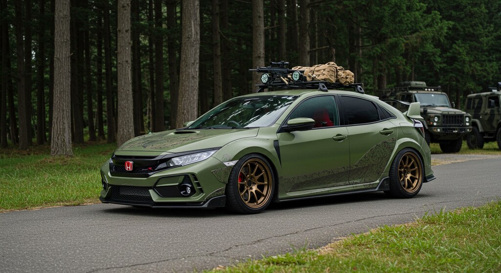 シビックタイプR軍用車