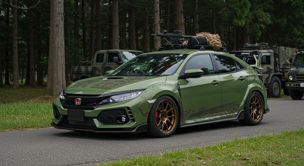 シビックタイプR軍用車