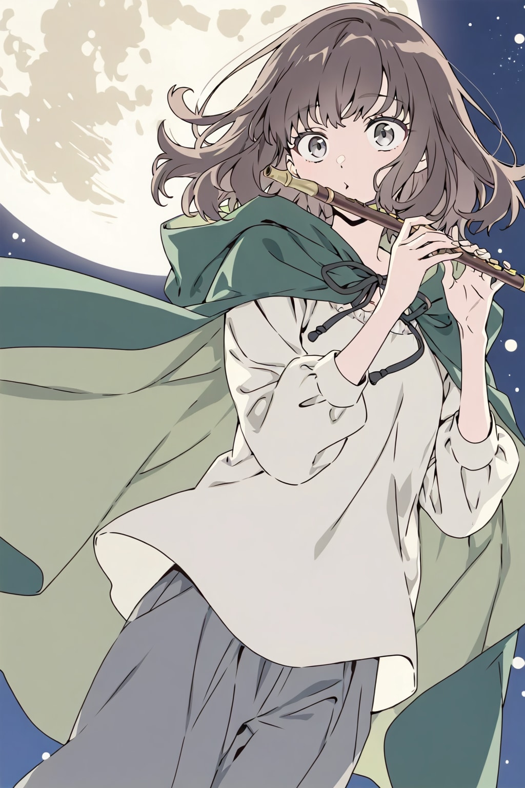 月の下の笛吹き