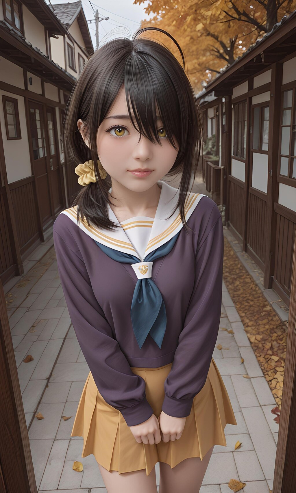 紫雲寺ことの(紫雲寺家の子供たち)風な女性①