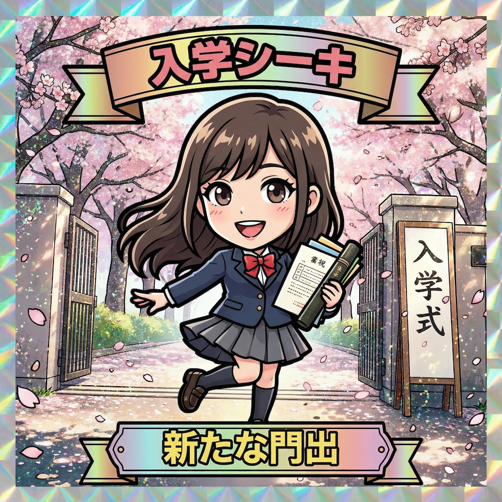 入学式シール