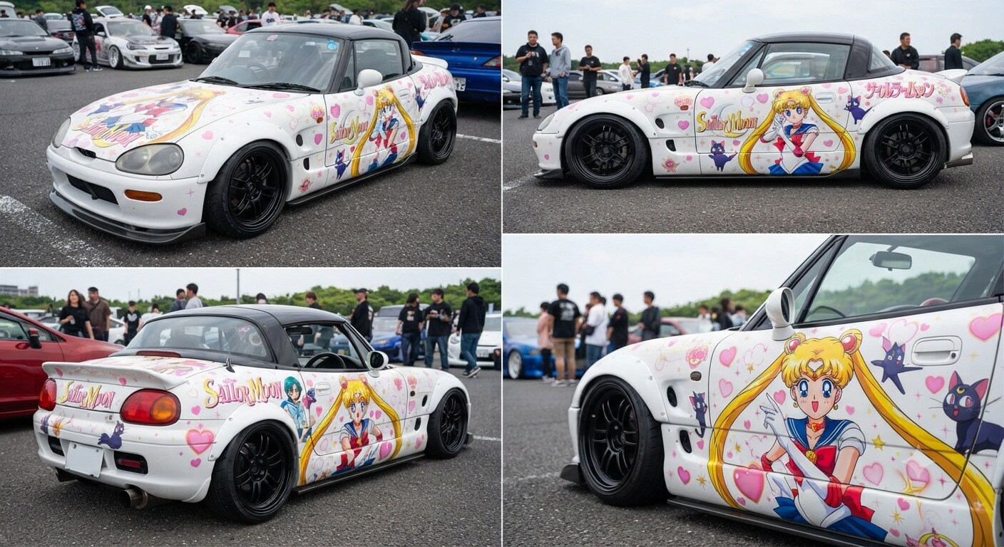 カプチーノセーラームーン痛車