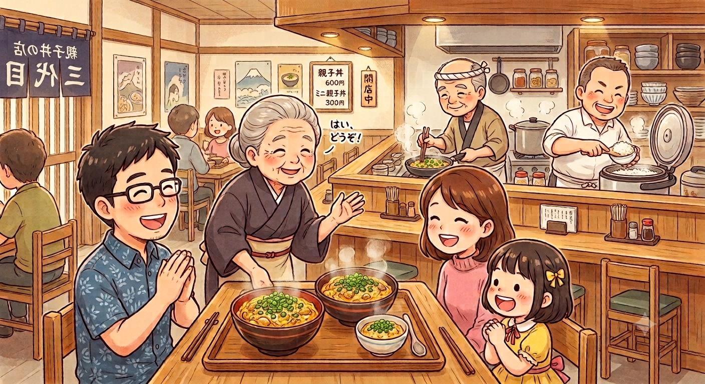 三つの親子