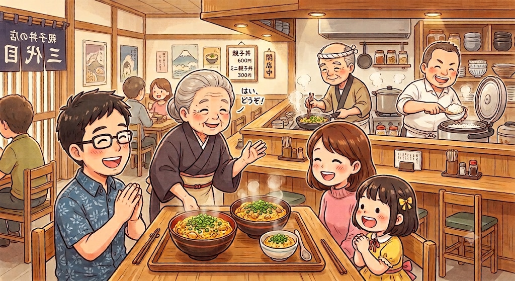 三つの親子