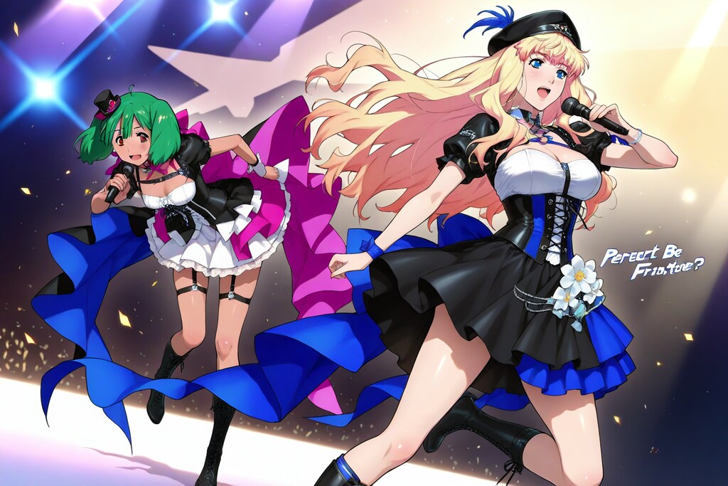 ファッションショーの休憩タイム　ー 2人の歌を聞いてください　by #CAPE Ver.01 ー