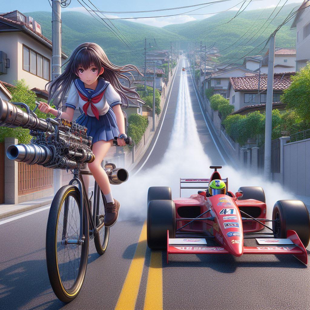 自転車用小型ジェットエンジン