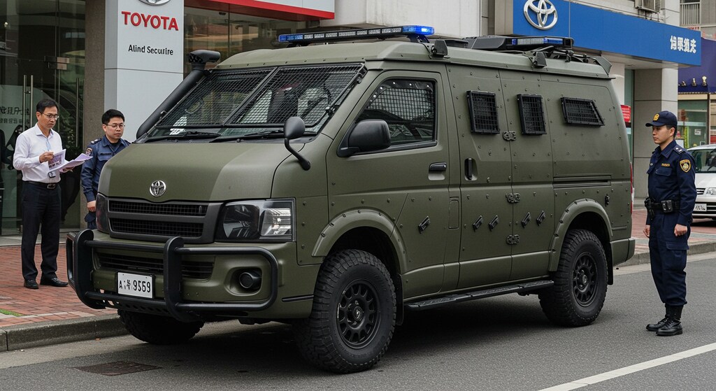 ハイエース現金輸送車