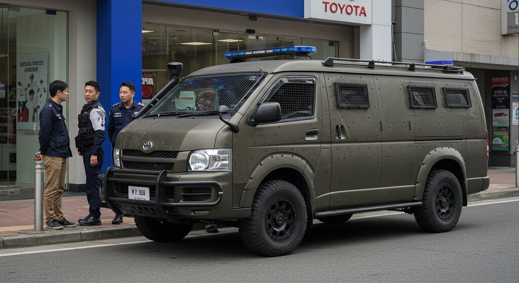 ハイエース現金輸送車