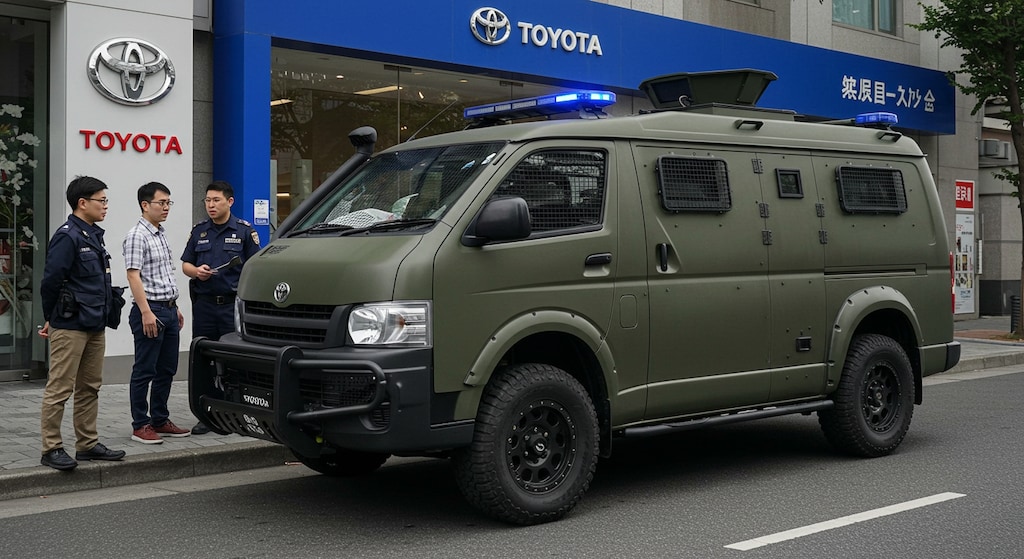 ハイエース現金輸送車