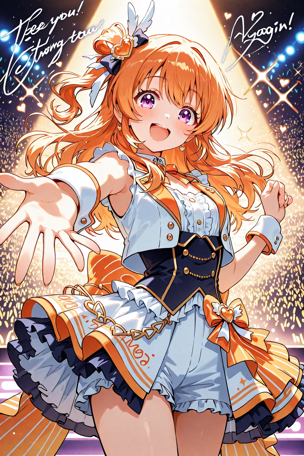 アイドルブロマイド風