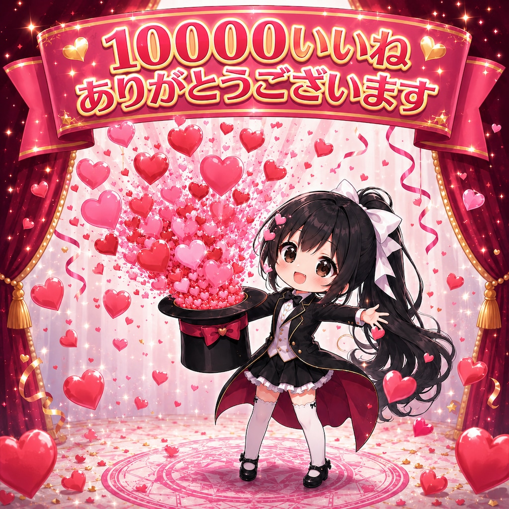 10000いいね♡ありがとうございます