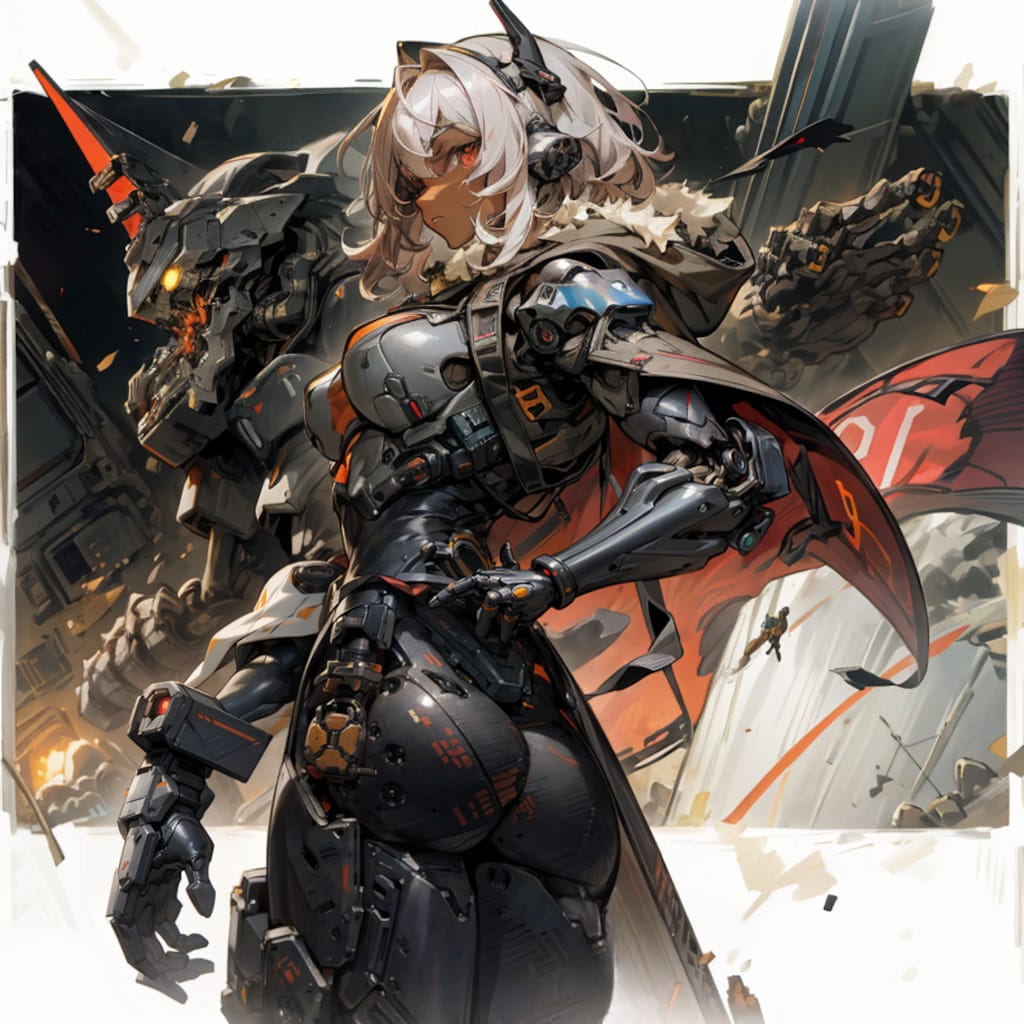 Girl and Robot1079
