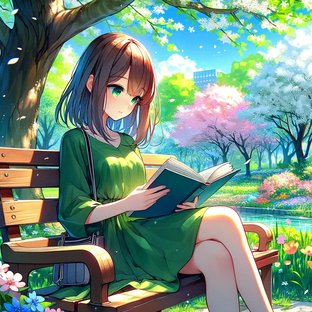 静かな読書の午後