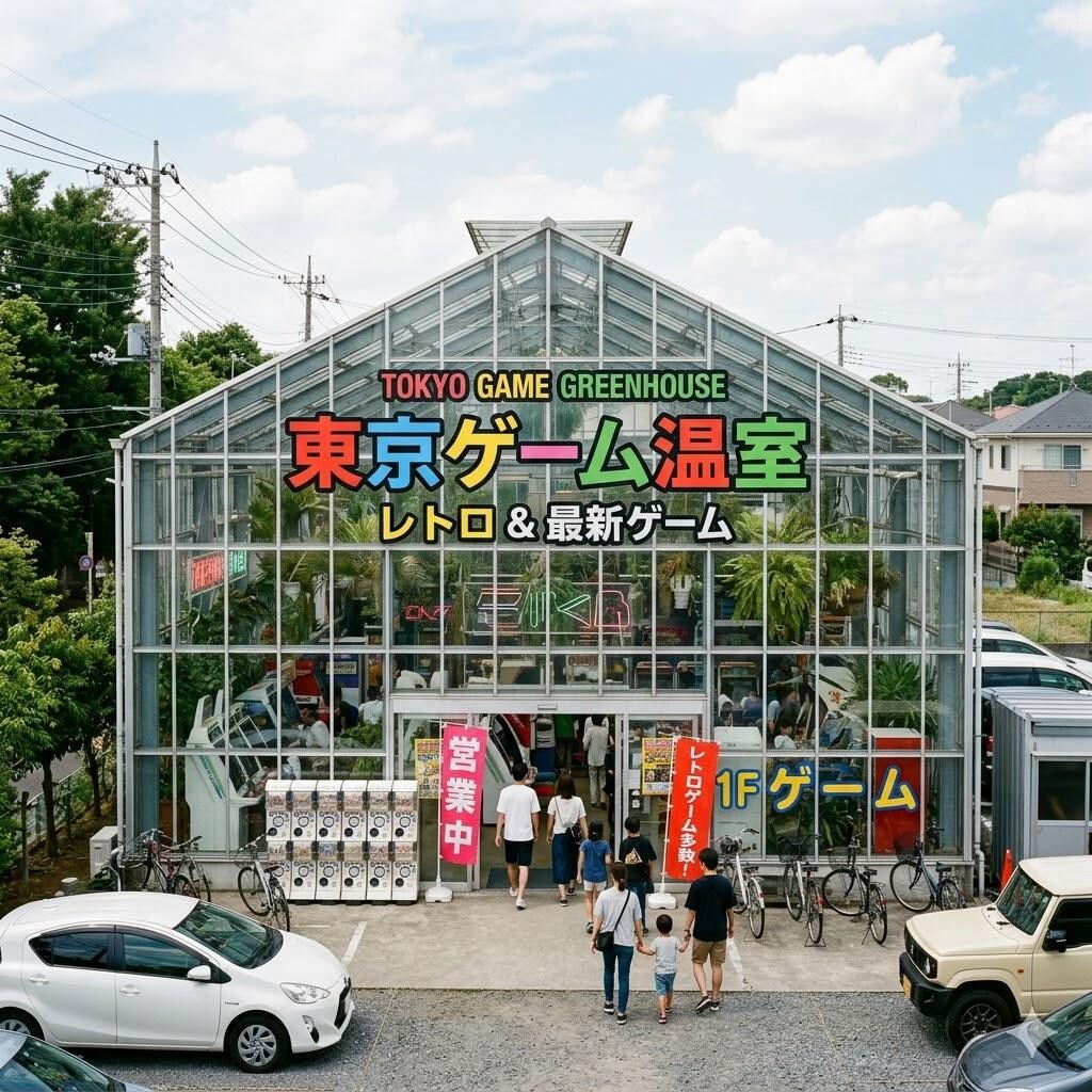 温室を利用したゲーセン