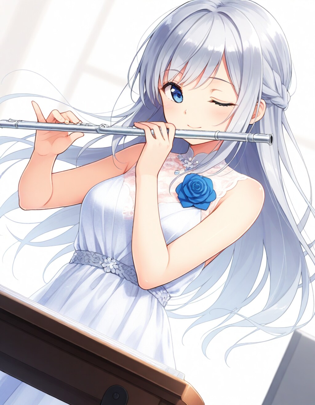 《PixAIより》flute test 04