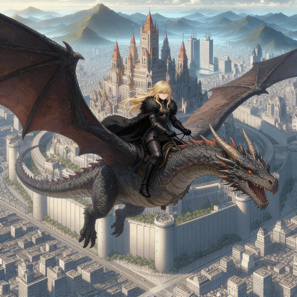 ブロンドの女騎士さん931