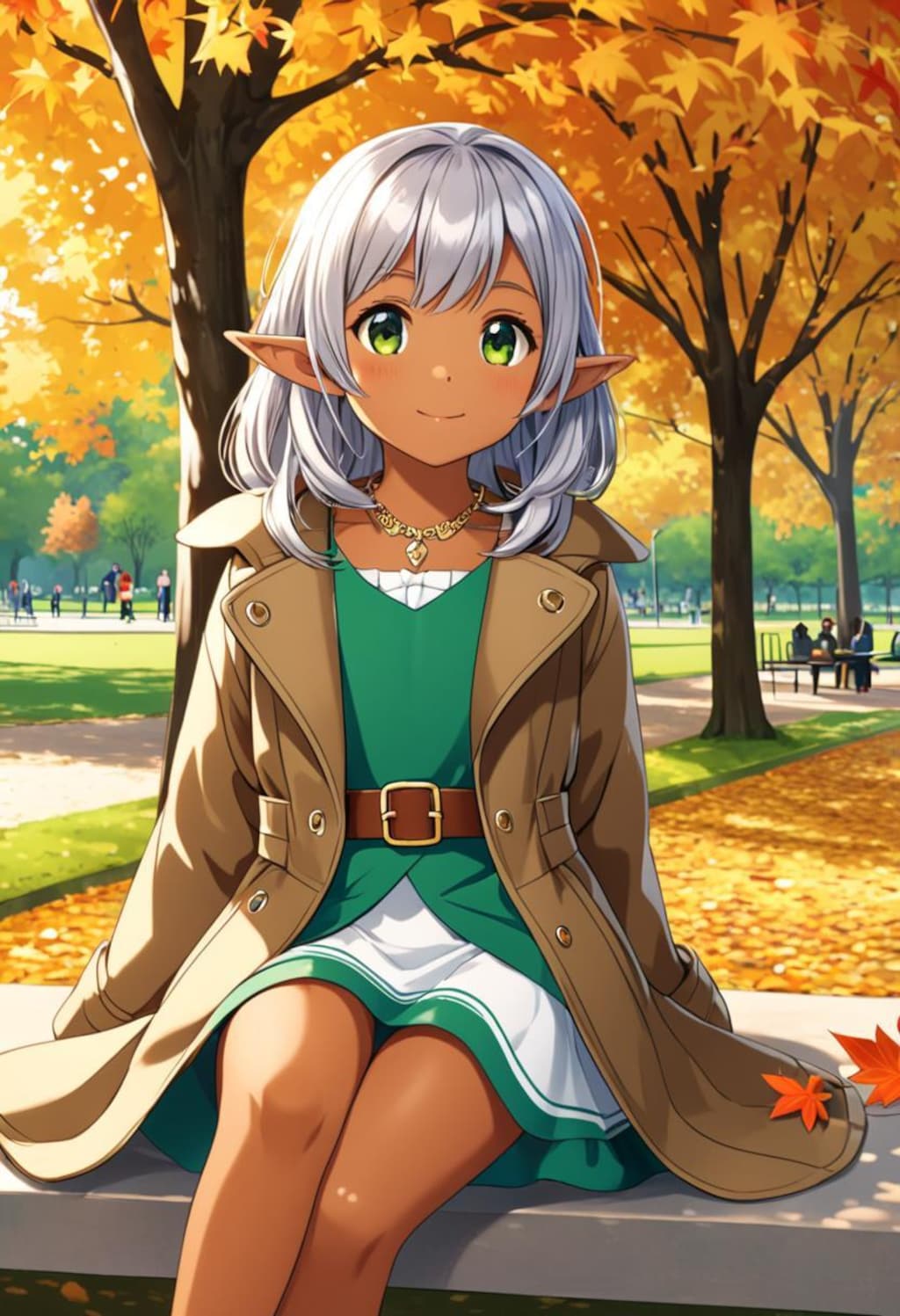 ダークエルフ少女