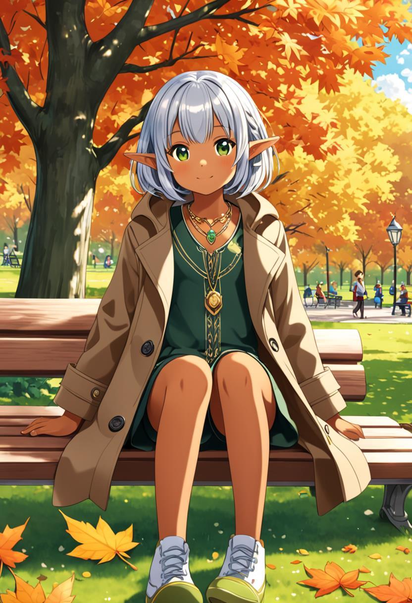 ダークエルフ少女