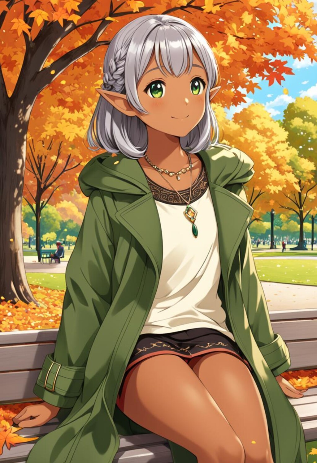 ダークエルフ少女
