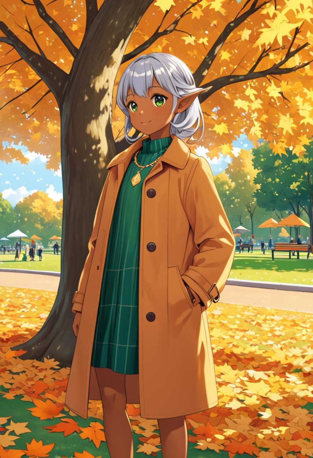 ダークエルフ少女