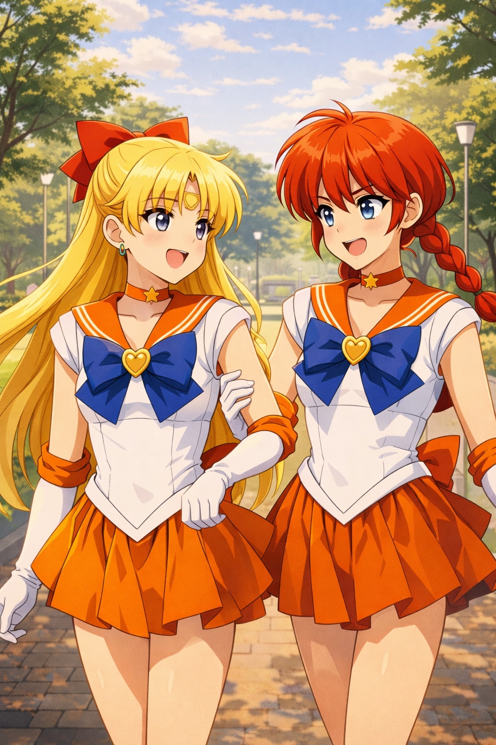 美少女戦士セーラーヴィーナス＆ヴィーらん第二話 | の人気AIイラスト・グラビア