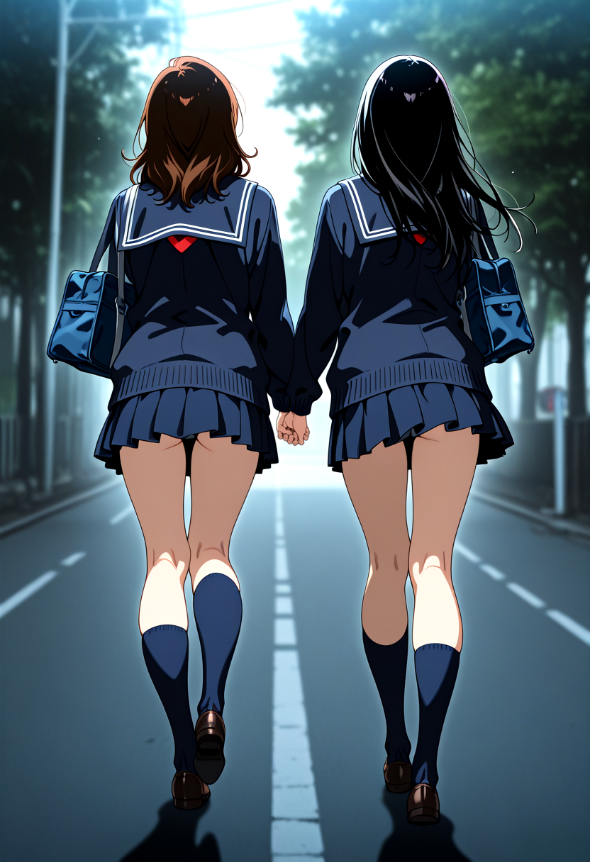 ふたりで帰ろう | の人気AIイラスト・グラビア