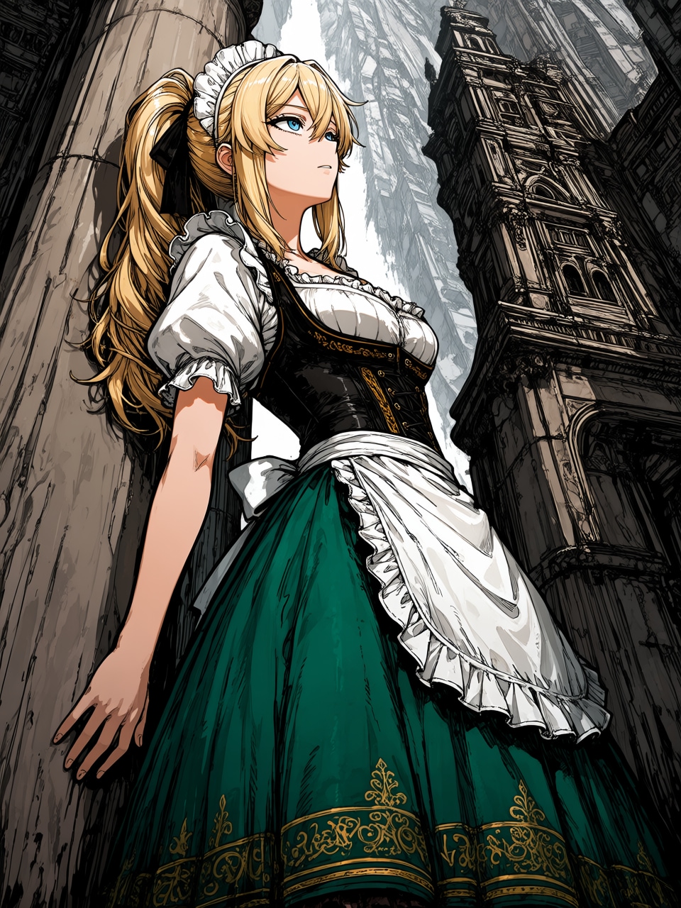 巨塔を見上げて | の人気AIイラスト・グラビア