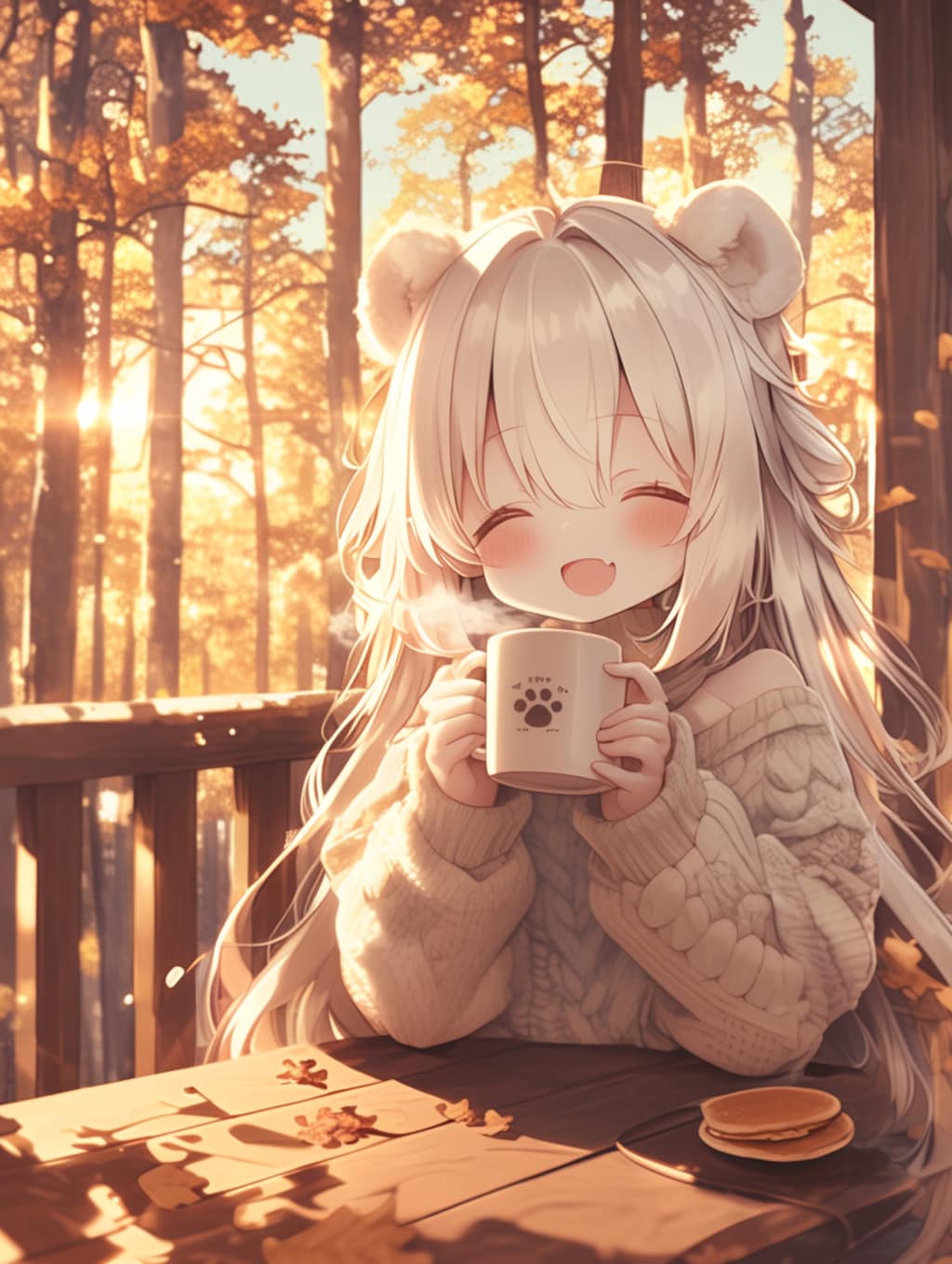 くま娘✖︎コーヒー③🐾