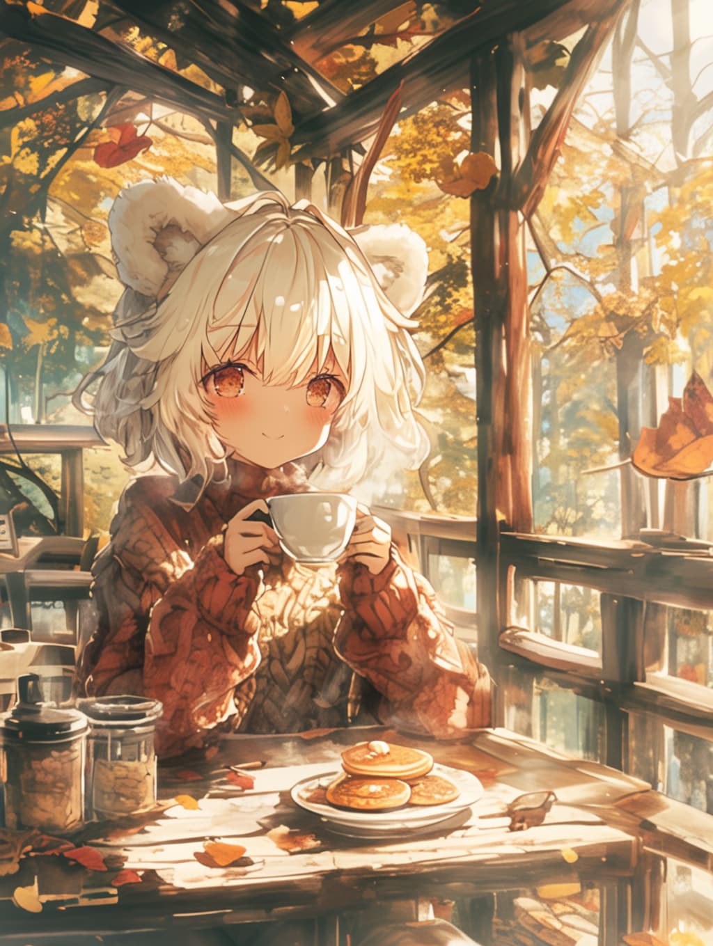 くま娘✖︎コーヒー③🐾