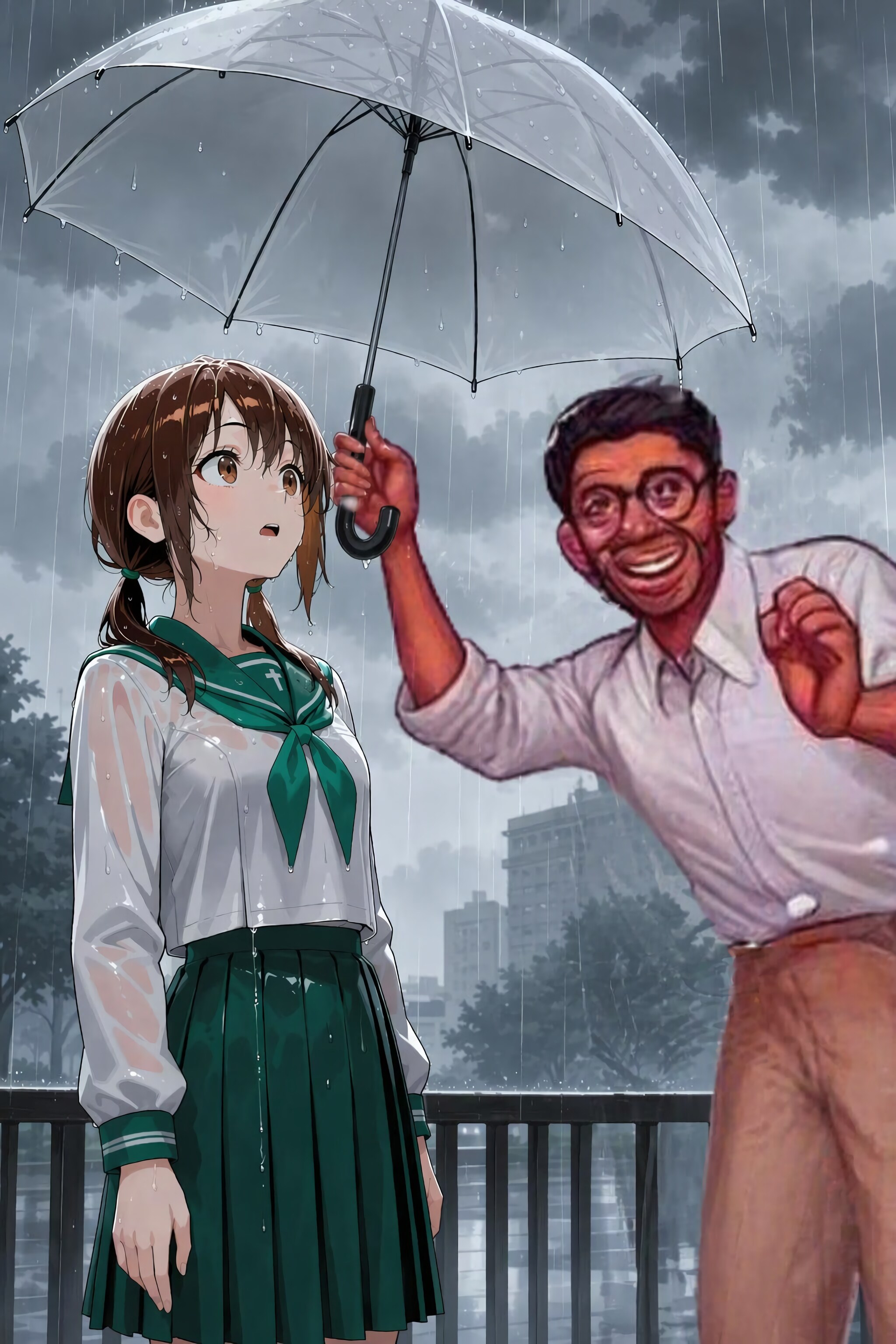 … सर्दी लग जाएगी？（かぜひくで？）