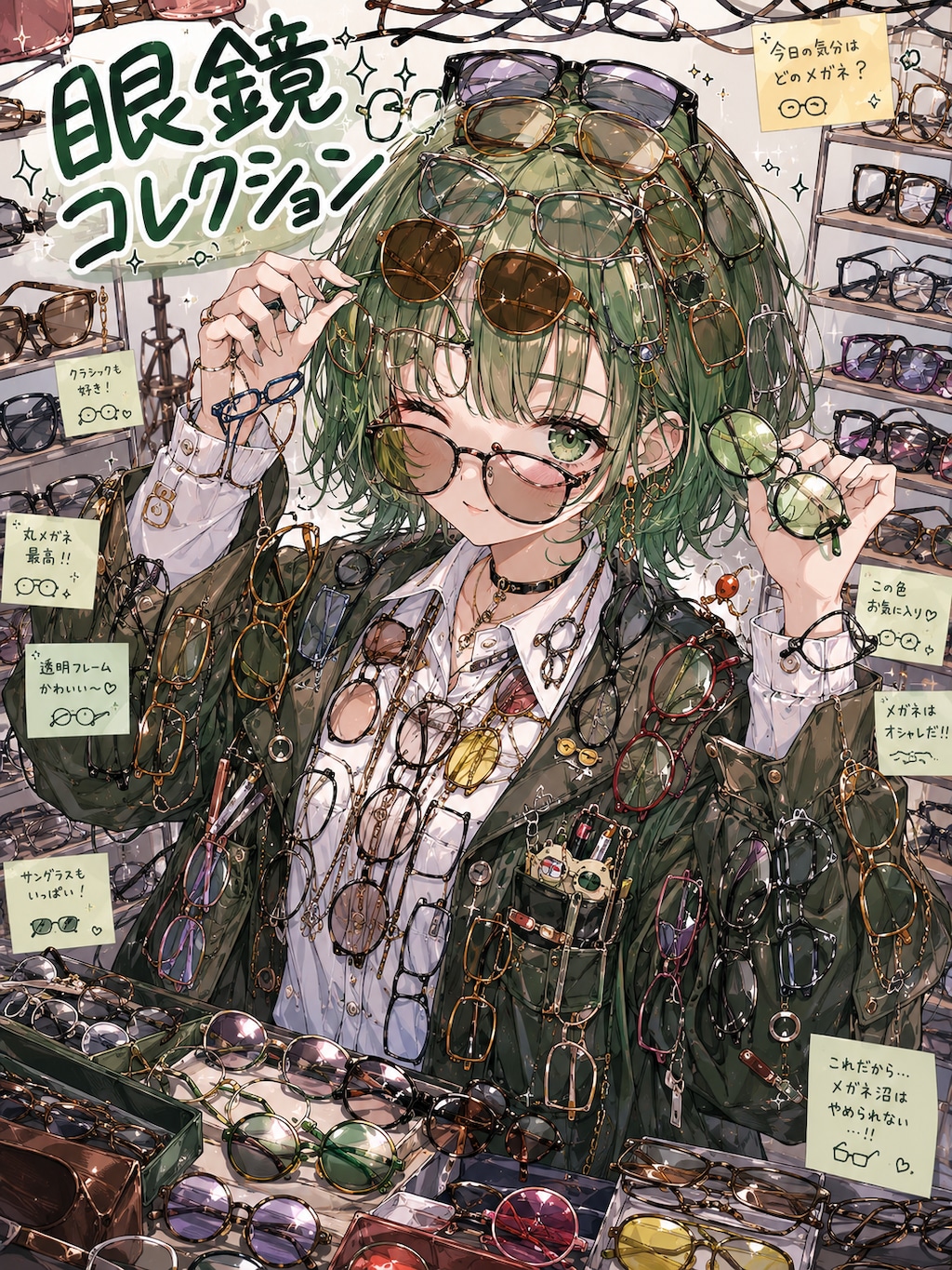 眼鏡置き場に配置してみたー
