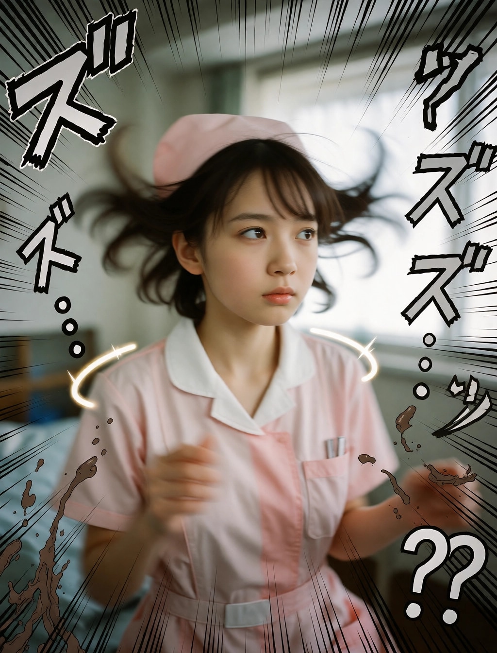 勢いのあるナース
