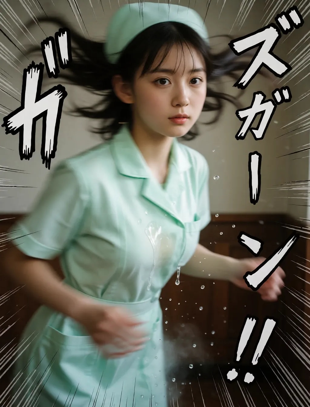 勢いのあるナース
