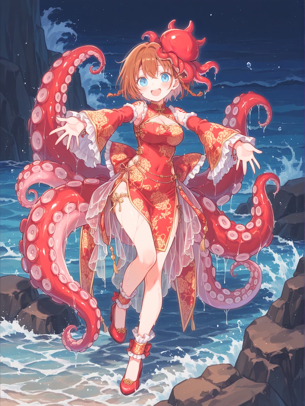 絢爛チャイナタコ娘