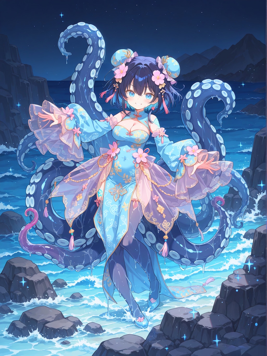 絢爛チャイナタコ娘