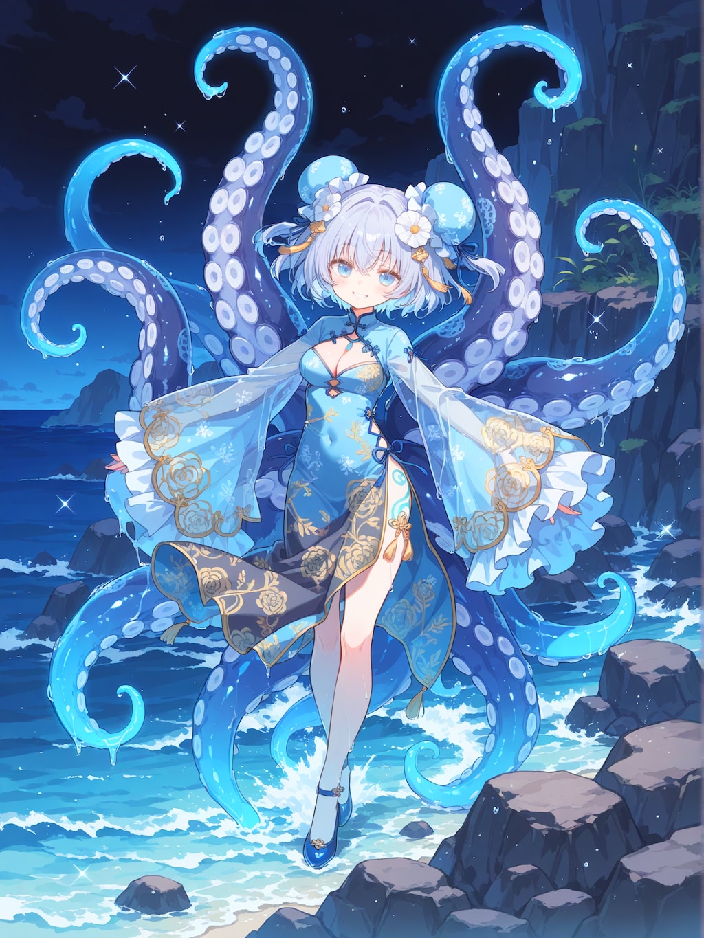 絢爛チャイナタコ娘