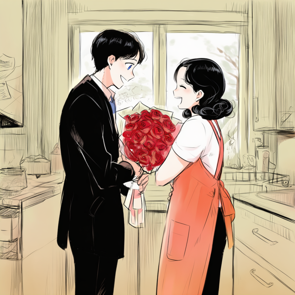 母の日に花を