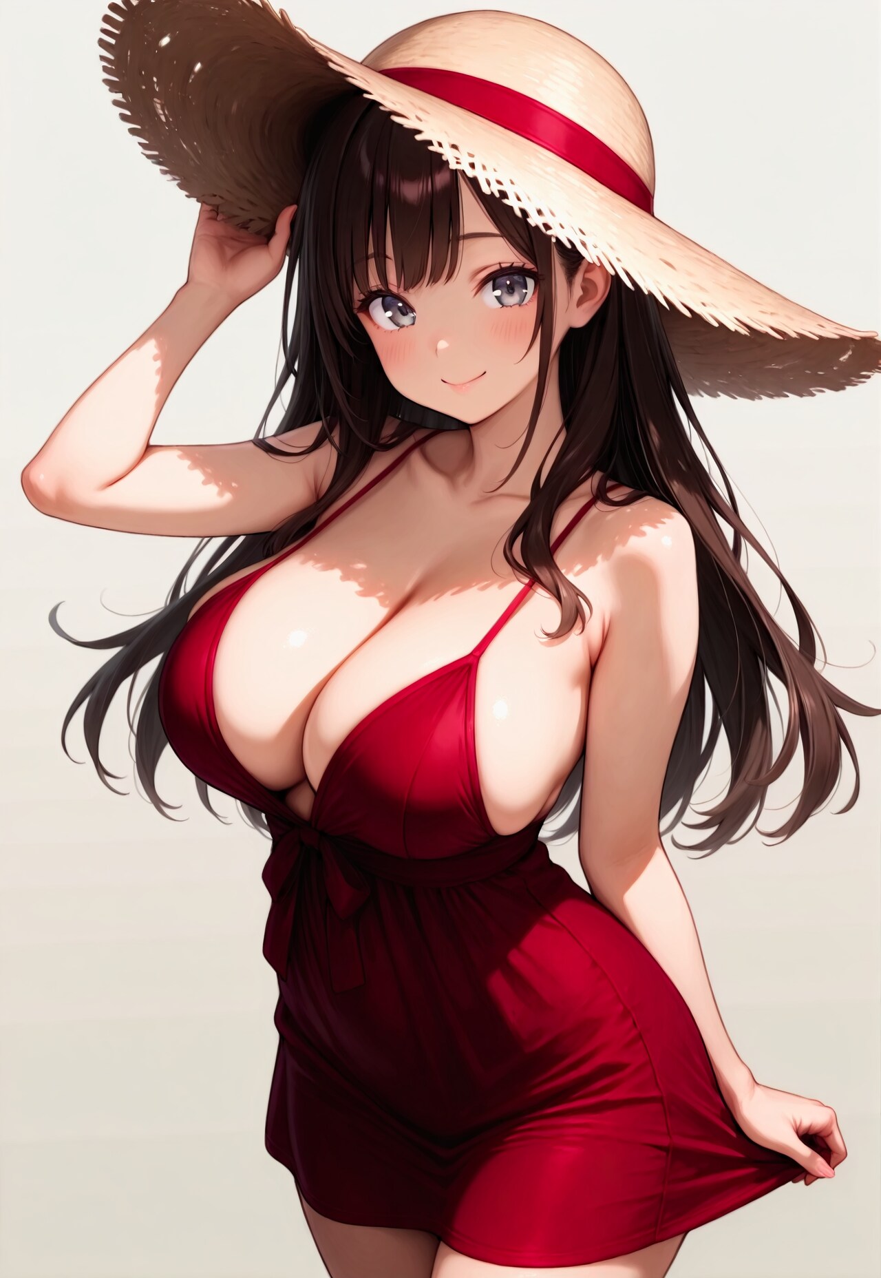 1389（赤いワンピ）