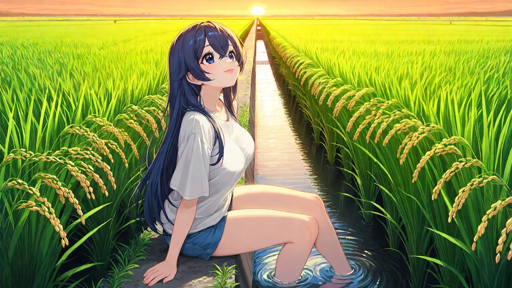 暮れる夏。