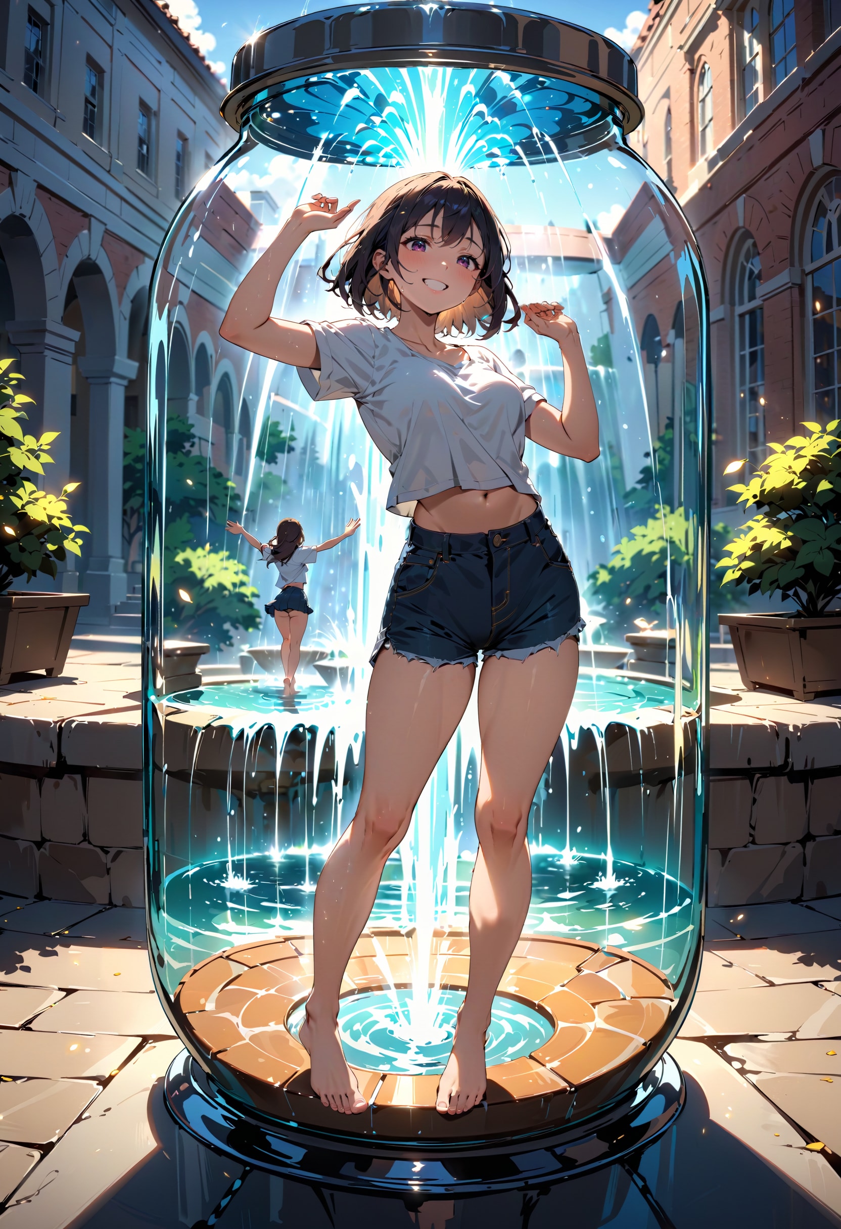 今日は何の日？　噴水の日 | の人気AIイラスト・グラビア