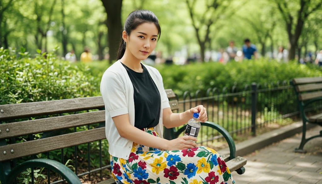 公園でひと休み