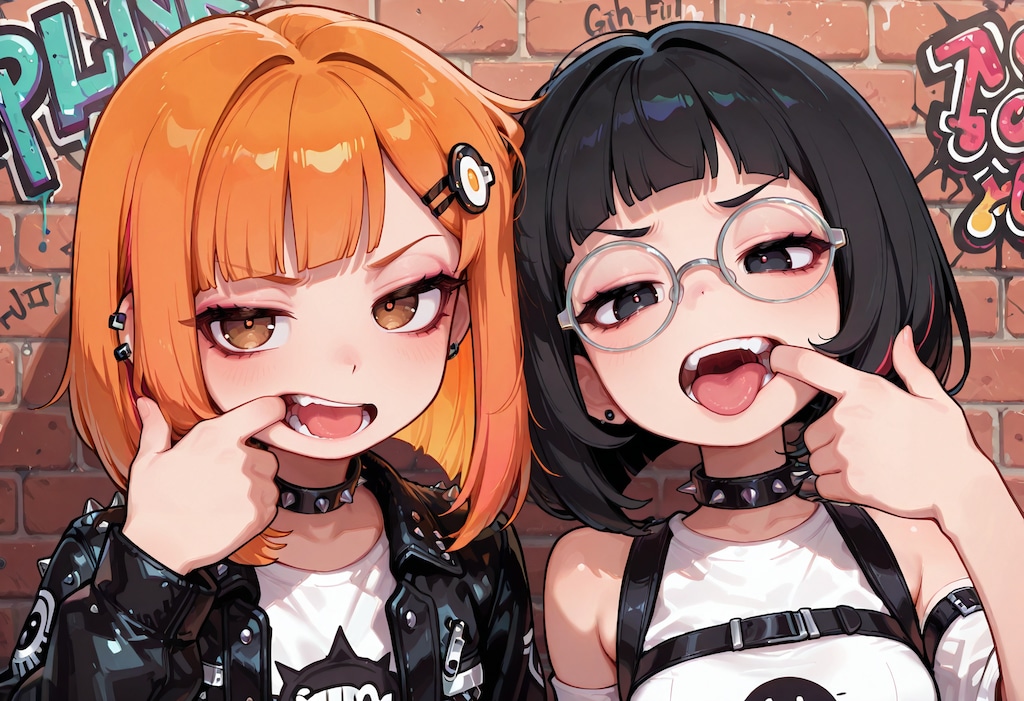 パンクな二人。