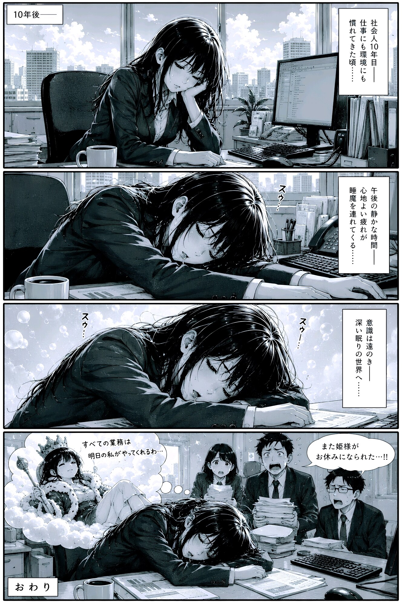 眠くな～～～るOL