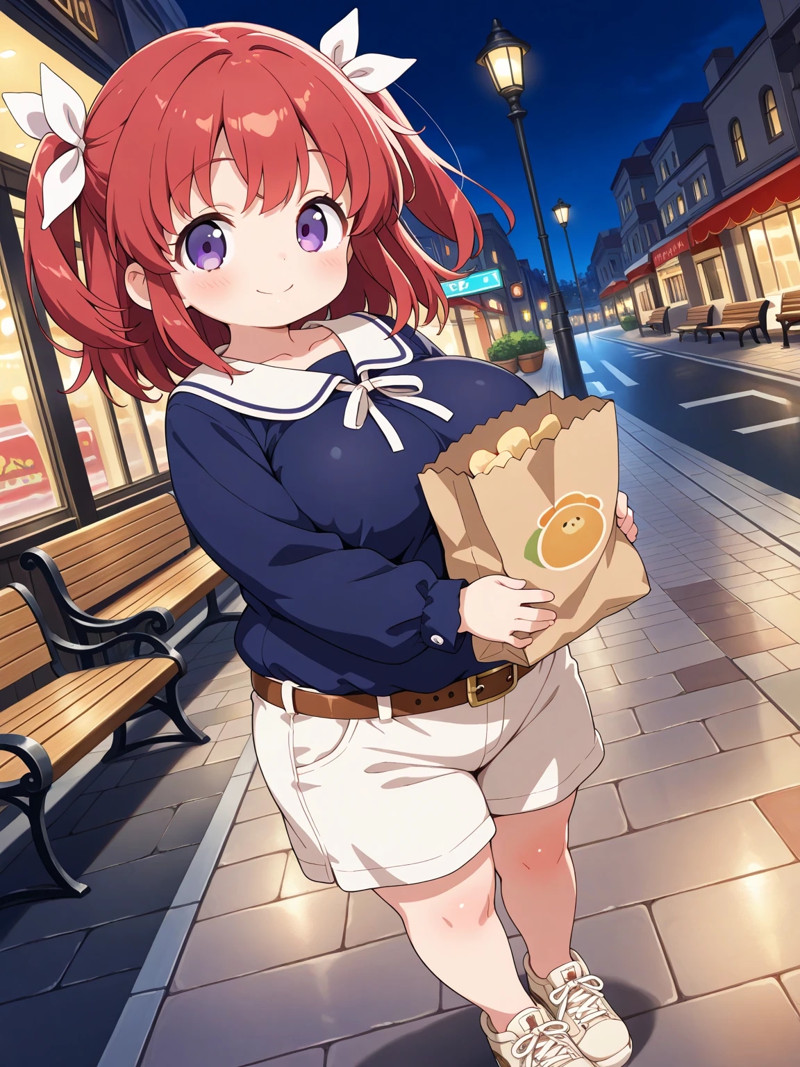 買い物帰り4