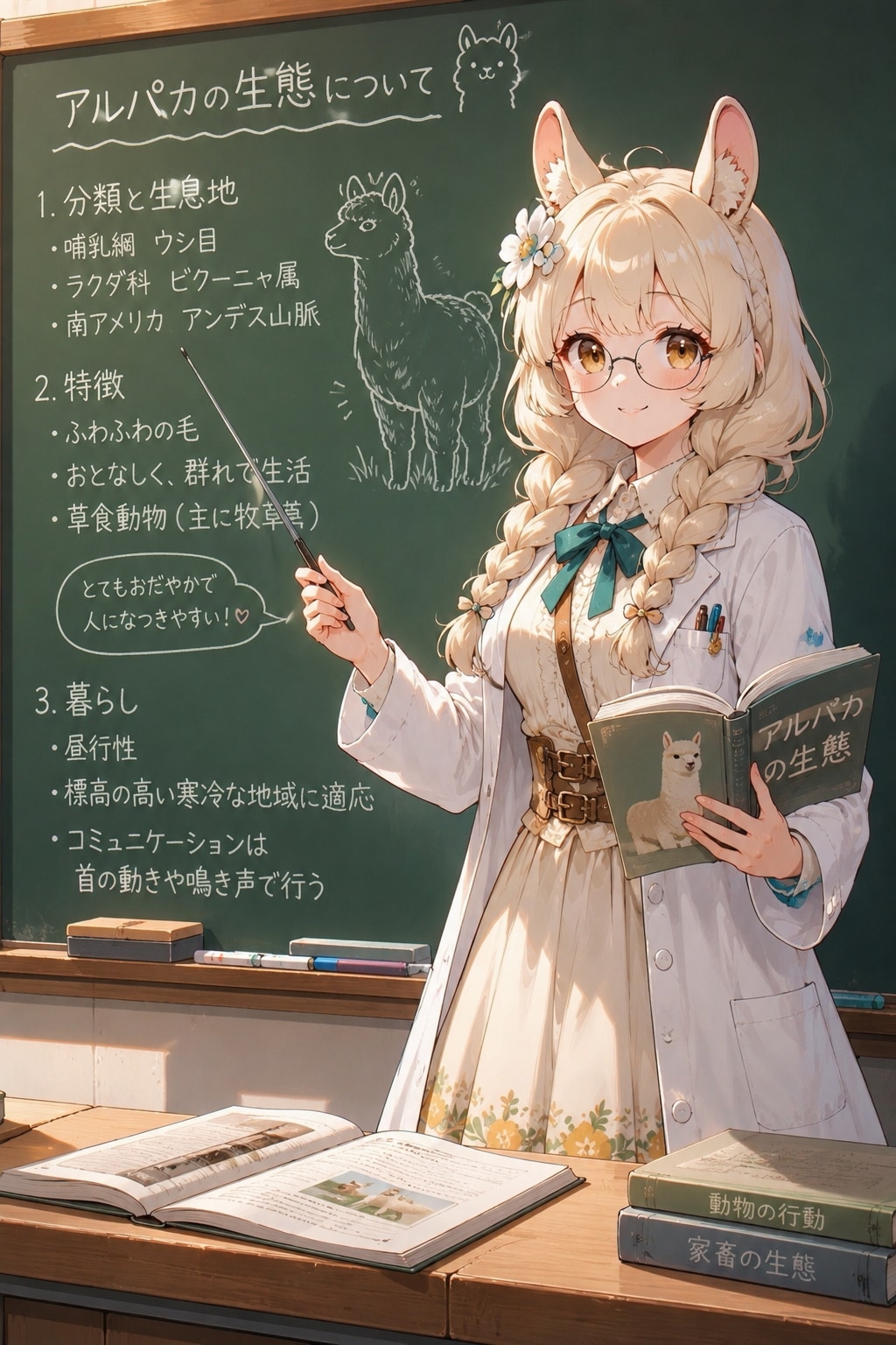 アルパカ先生